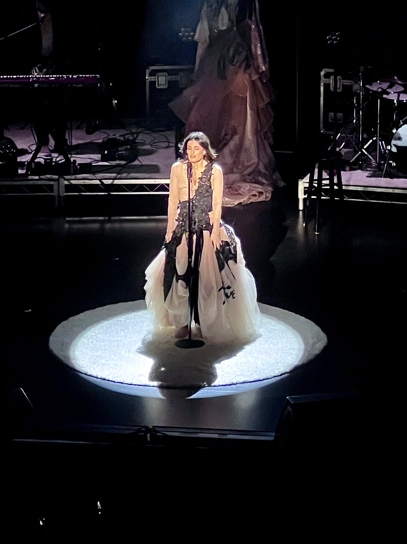 Idina Menzel performing at Paramount Theatre Seattle