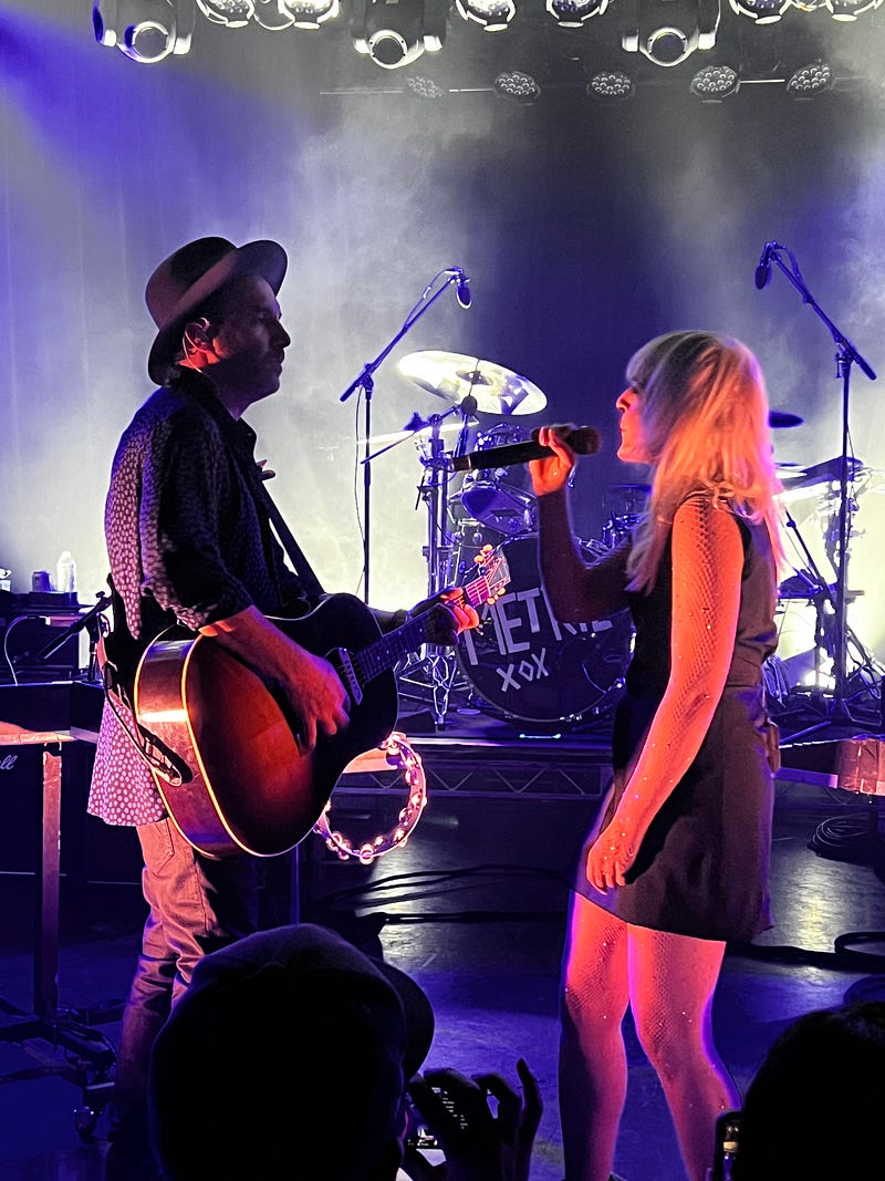 Metric on stage at The Roxy Los Angeles
