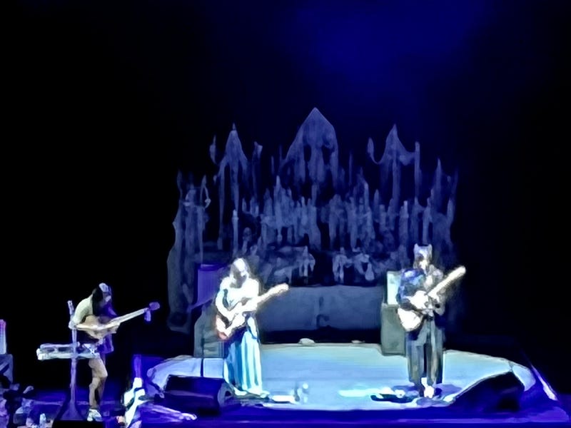 Wet Leg opening for Florence and The Machine at Shoreline Amphitheatre