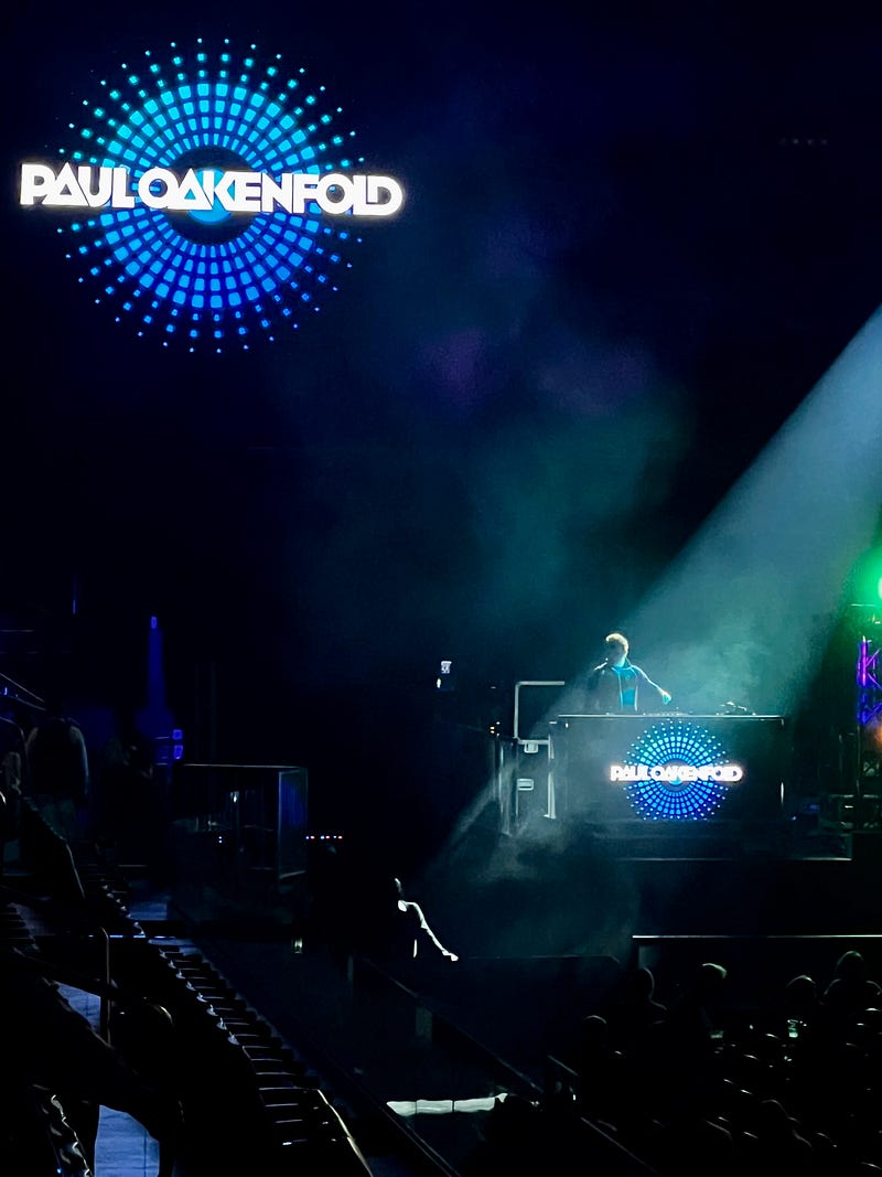Paul Oakenfold opening for New Order and Pet Shop Boys at Chase Center