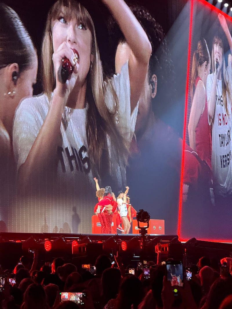 This is NOT Taylor's Version sign at the Eras Tour