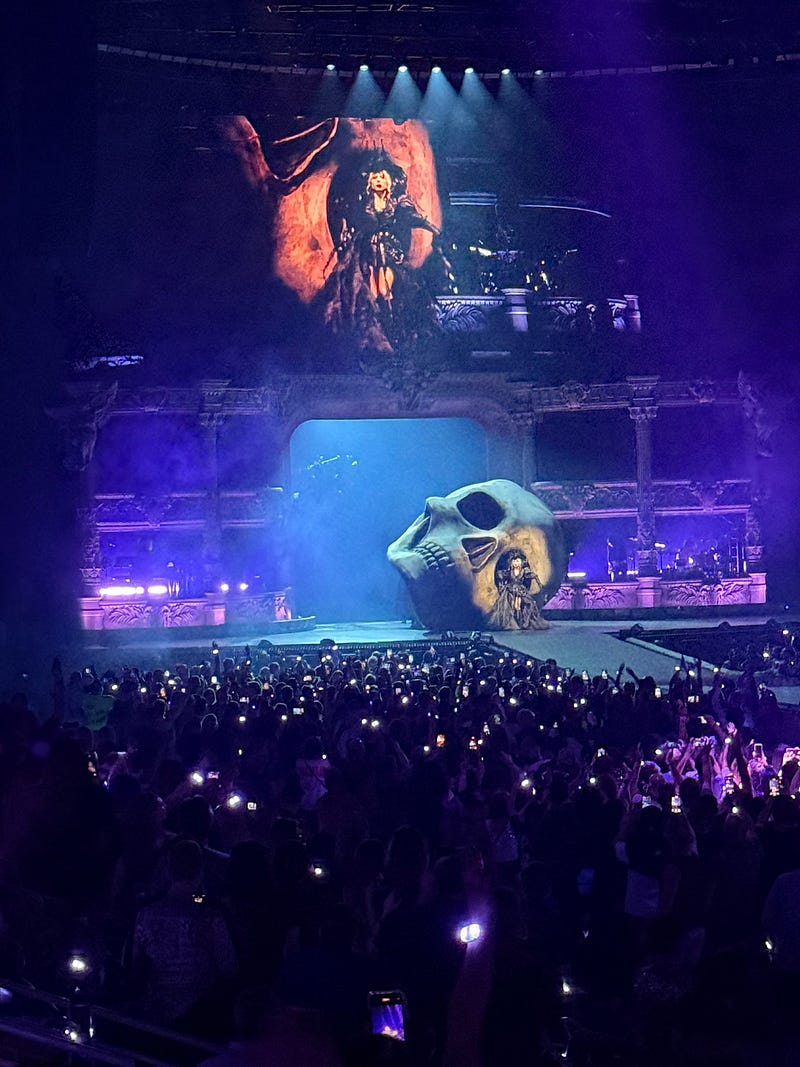 Lady Gaga performing on stage