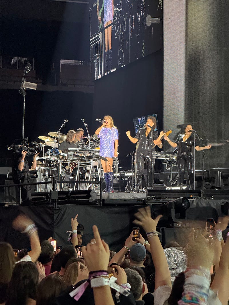 Taylor Swift at the Eras Tour BC Place Stadium