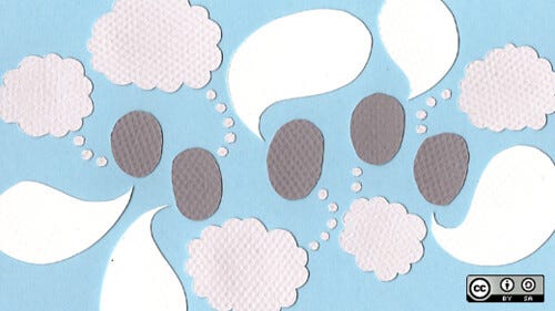 Open source company culture illustration