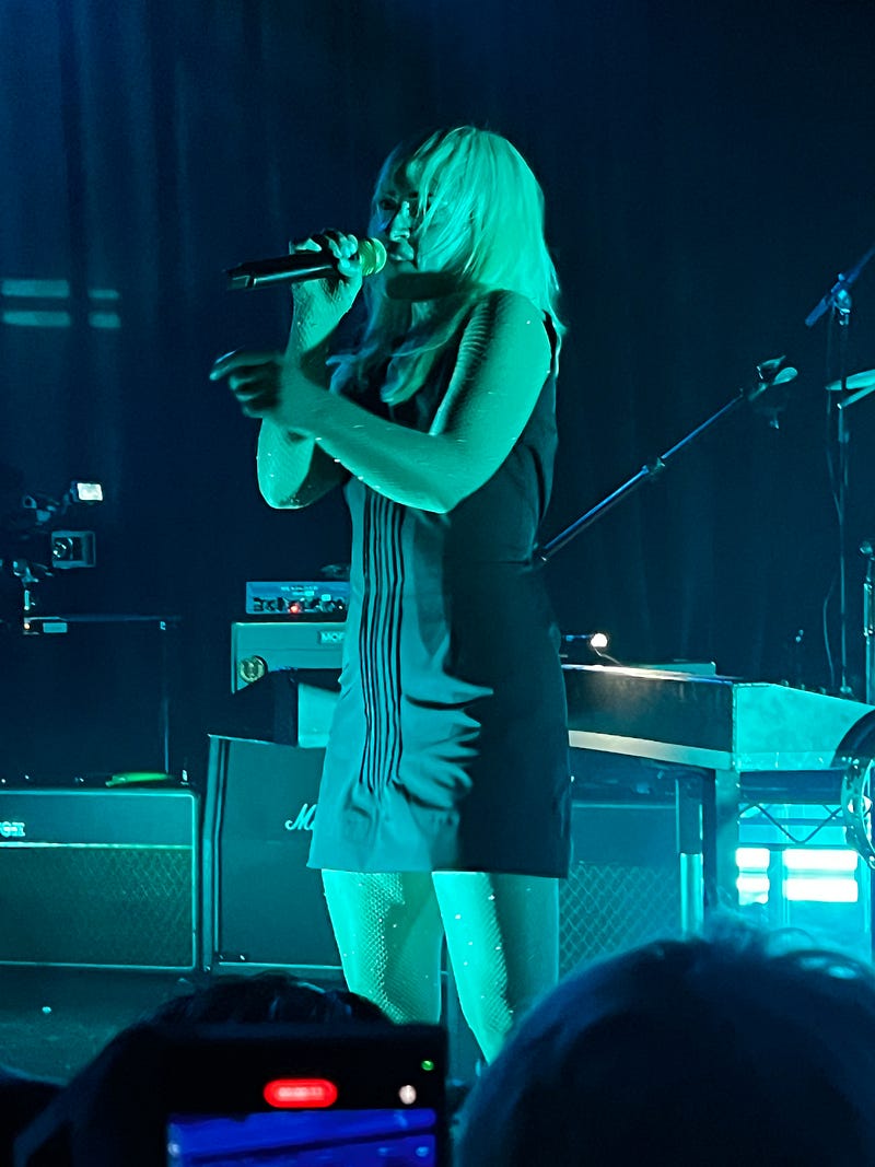 Metric performing at The Roxy Los Angeles