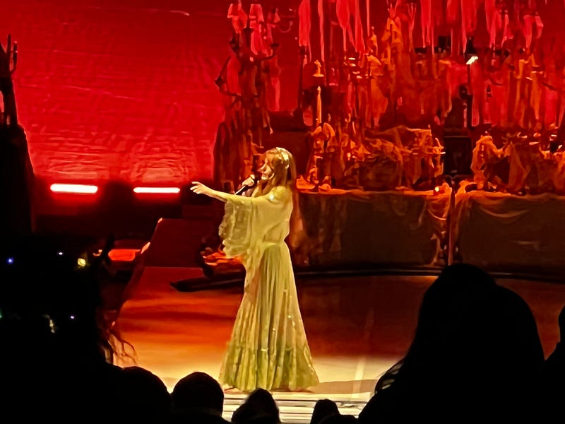 Florence Welch of Florence and The Machine at Shoreline Amphitheatre